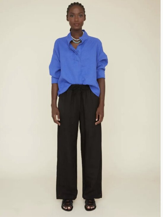 XiRENA Pants - Xirena Atticus Linen Pants, Size XS Black